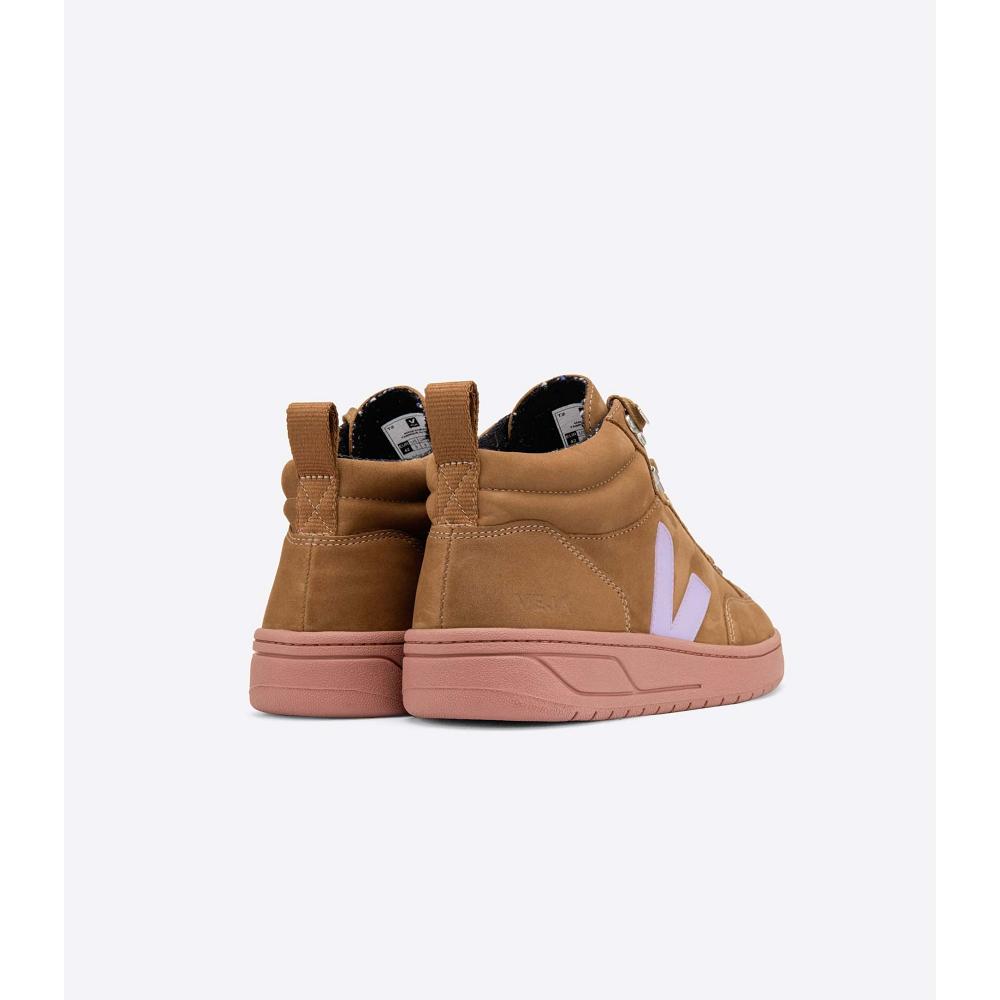 Men's Veja RORAIMA NUBUCK High Tops Brown | ZA 112TCE